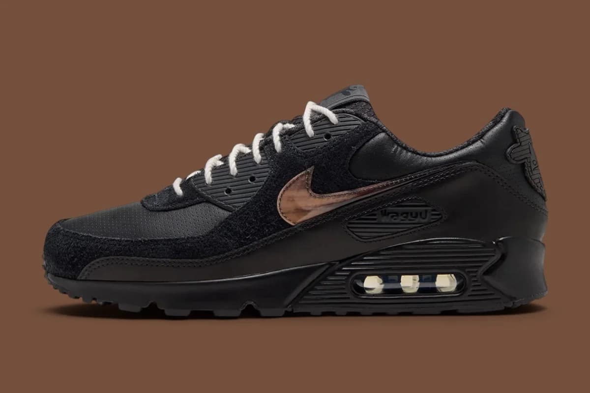 Wagyu x Nike Air Max 90 "Black/Anthracite" - SKU IR1979-010